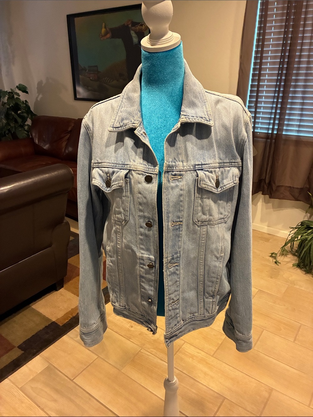 Marc Jacobs Light Blue Denim Trucker Jacket